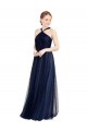 Sleeveless Halter Neck Tulle A-Line Evening Dress Online