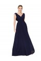 Sleeveless V-Neck Soft Chiffon A-Line Formal Evening Dress Online