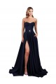 Sleeveless Sweetheart Low Back Stretch Crepe A-Line Formal Dress Online