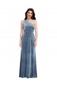 Sleeveless Off the Shoulder Stretch Velvet A-Line Evening Gown Online