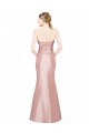 Sleeveless Sweetheart Low Back Stretch Satin A-Line Formal Evening Dress Online