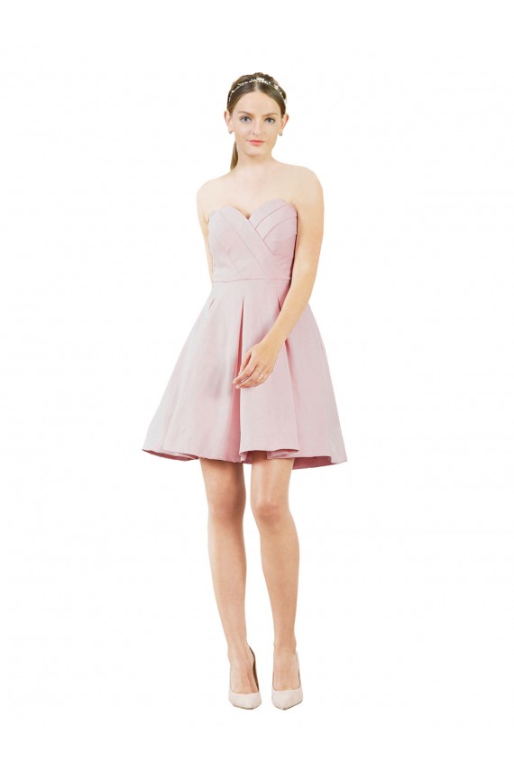 Sleeveless Sweetheart Satin A-Line Evening Dress Online
