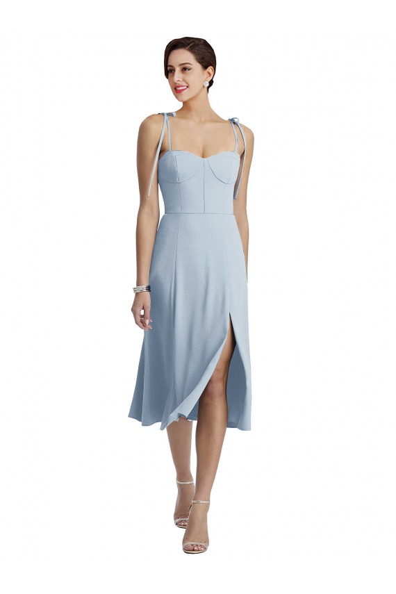 Sleeveless Sweetheart Stretch Crepe A-Line Evening Dress Online