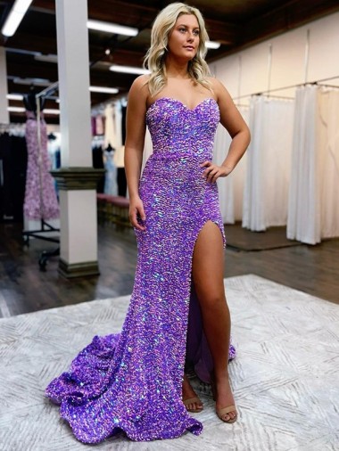 Sleeveless Sweetheart Velvet Sequin A-Line Homecoming Dress Online