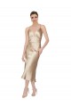 Sleeveless V-Neck Silky Satin A-Line Formal Evening Dress Online