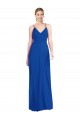 Sleeveless Spaghetti Straps Criss Cross Back Soft Chiffon A-Line Formal Dress Online