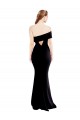 Sleeveless One Shoulder Keyhole Back Stretch Crepe Mermaid Formal Evening Dress Online