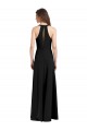 Sleeveless Halter Neck Stretch Crepe Sheath Formal Evening Dress Online
