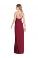 Sleeveless Spaghetti Straps Open Back Soft Chiffon A-Line Semi Formal Evening Dress Online