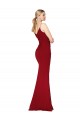 Sleeveless High Neck V-Back Stretch Crepe Mermaid Formal Evening Dress Online