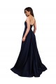 Sleeveless Sweetheart Low Back Stretch Crepe A-Line Formal Dress Online