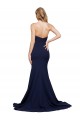 Sleeveless Sweetheart Low Back Stretch Crepe A-Line Formal Evening Dress Online