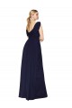 Sleeveless V-Neck Soft Chiffon A-Line Formal Evening Dress Online