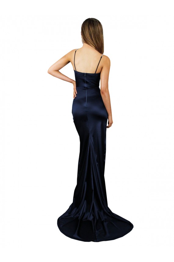 Sleeveless Sweetheart Stretch Satin Mermaid Formal Evening Dress Online