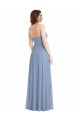 Sleeveless Strapless Soft Chiffon A-Line Semi Formal Evening Dress Online