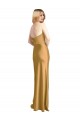 Sleeveless Strapless Stretch Satin A-Line Formal Evening Dress Online