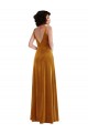 Sleeveless V-Neck V-Back Stretch Velvet Trumpet Semi Formal Evening Dress Online