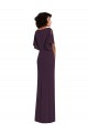 Split Sleeves V-Neck Spandex Sheath Formal Evening Dress Online
