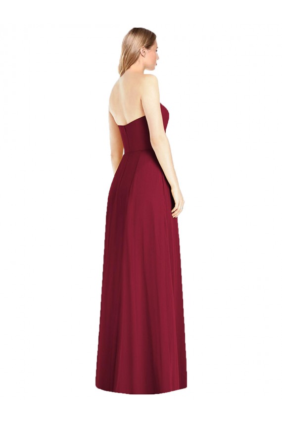 Sleeveless V-Neck Soft Chiffon Trumpet Semi Formal Evening Dress Online