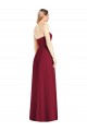 Sleeveless V-Neck Soft Chiffon Trumpet Semi Formal Evening Dress Online