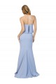 Sleeveless Strapless Low Back Stretch Crepe A-Line Formal Dress Online