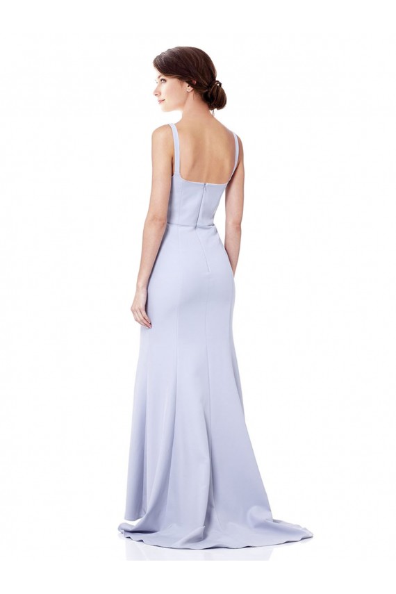 Sleeveless Spaghetti Straps Stretch Crepe Mermaid Evening Gown Online