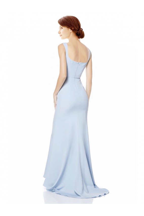 Sleeveless Spaghetti Straps Stretch Crepe Mermaid Formal Dress Online