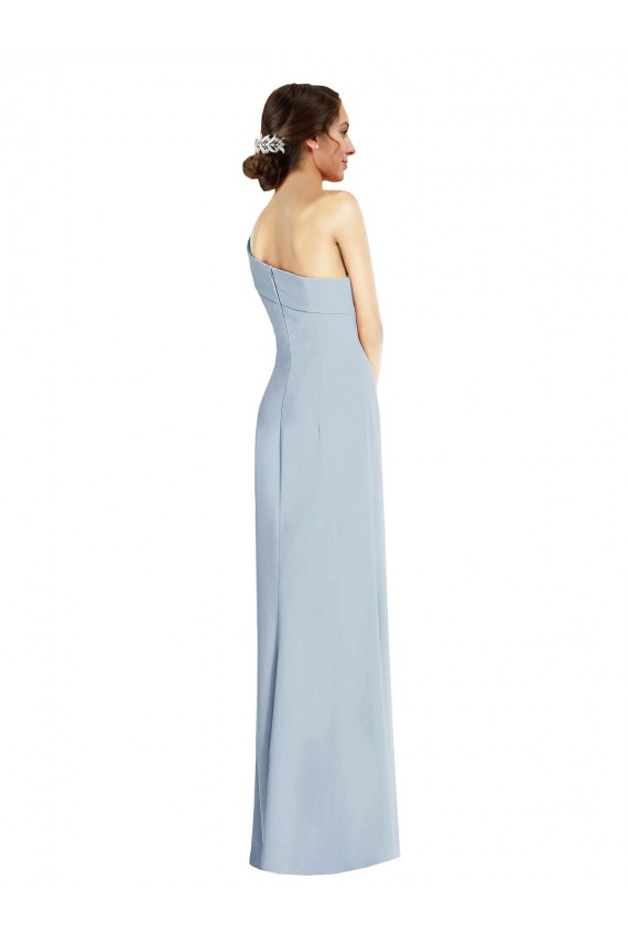 Sleeveless Off the Shoulder Stretch Crepe Trumpet Formal Evening Dress Online