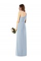 Sleeveless One Shoulder Stretch Crepe Trumpet Semi Formal Evening Dress Online