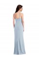 Sleeveless Spaghetti Straps Stretch Crepe Trumpet Formal Evening Dress Online