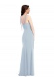 Sleeveless Strapless Low Back Stretch Crepe Trumpet Evening Dress Online