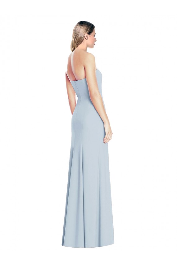 Sleeveless Sweetheart Low Back Stretch Crepe Trumpet Formal Dress Online