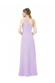 Sleeveless One Shoulder Soft Chiffon Sheath Formal Evening Dress Online