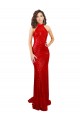 Sleeveless Halter Neck Open Back Sequin Mermaid Formal Evening Dress Online