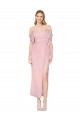 Cold Shoulder Off the Shoulder Soft Chiffon Mermaid Formal Evening Dress Online