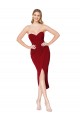 Sleeveless Sweetheart Stretch Crepe Mermaid High Low Evening Dress Online