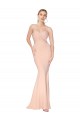 Sleeveless Nude Sweetheart Stretch Crepe Mermaid Formal Dress Online