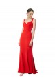Sleeveless Red Sweetheart Stretch Crepe Mermaid Formal Evening Dress Online