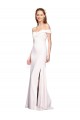 Sleeveless White Off the Shoulder Stretch Crepe Mermaid Formal Dress Online