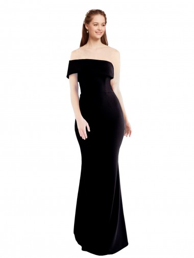 Sleeveless One Shoulder Keyhole Back Stretch Crepe Mermaid Formal Evening Dress Online