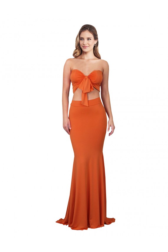 Sleeveless Strapless Spandex Mermaid Formal Evening Dress Online