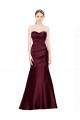 Sleeveless Sweetheart Low Back Satin Mermaid Formal Evening Dress Online