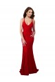 Sleeveless V-Neck Low Back Lace Mermaid Formal Dress Online