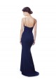 Sleeveless Spaghetti Straps Open Back Stretch Crepe Mermaid Formal Dress Online