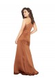 Sleeveless One Shoulder Silky Satin A-Line Formal Dress Online