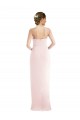 Sleeveless Halter Neck Stretch Crepe Trumpet Semi Formal Evening Dress Online