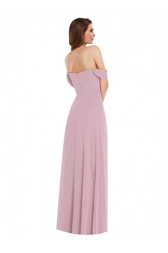 Sleeveless Sweetheart Soft Chiffon A-Line Black Tie Evening Dress Online