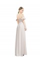 Sleeveless Red Off the Shoulder Stretch Crepe A-Line Formal Evening Dress Online