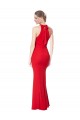 Sleeveless Halter Neck Stretch Crepe Mermaid Evening Dress Online