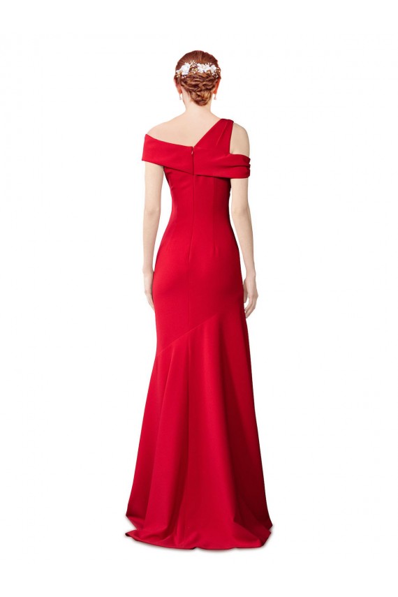 Sleeveless Stretch Crepe Mermaid Formal Evening Dress Online
